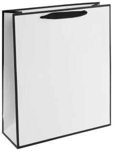 Пакет подарочный, 230гр, Премиум, Белый, 15*14*7 см, 1 шт.